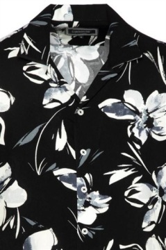 ГАВАЙСКАЯ ДЫШАЩАЯ ЛЕТНЯЯ РУБАШКА С ЦВЕТАМИ - L