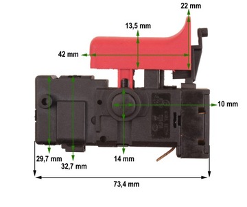 Выключатель ударных дрелей BOSCH GBH PBH