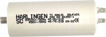 Kondensator 35uF 500V HARLINGEN silnikowy