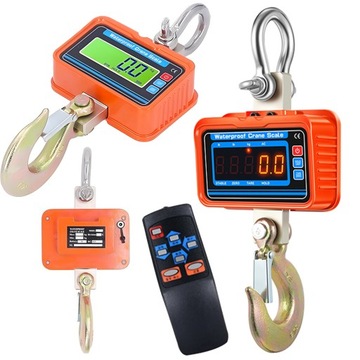 WAGA MAGAZYNOWA HAKOWA ELEKTRONICZNA 2000KG Z PILOTEM EKRAN LCD AKUMULATOR