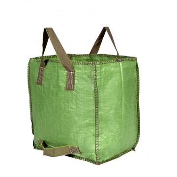 Big Bag 50x30x50 cm Kosz ogrodowy na liście,drewno