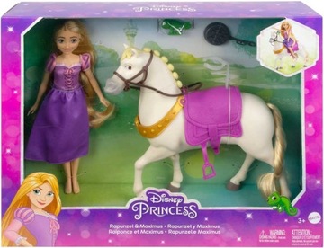 DISNEY PRINCESS LALKA ROSZPUNKA KOŃ MAXIMUS