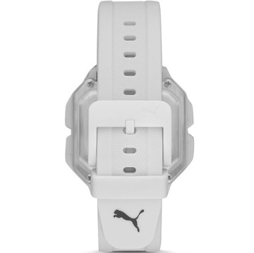 Biały zegarek sportowy Puma z wyświetlaczem Remix