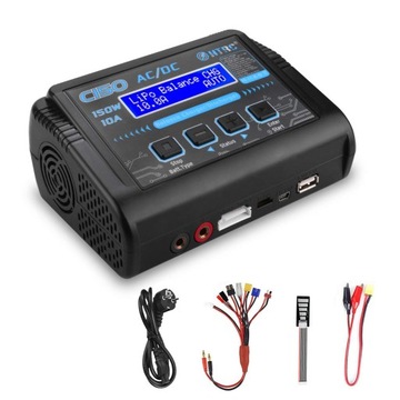 Ładowarka HTRC 150W 10A 1-6S AC / DC dla LiPO Lilon Life LiHV NiMH NiCD PB