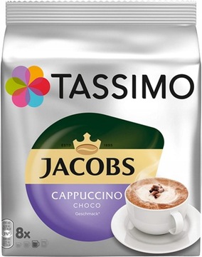 TASSIMO Jacobs Cappuccino Choco капсулы 8 порций кофе