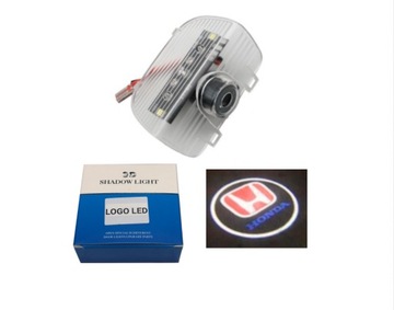 HONDA LED Projector logo drzwi komplet 2x