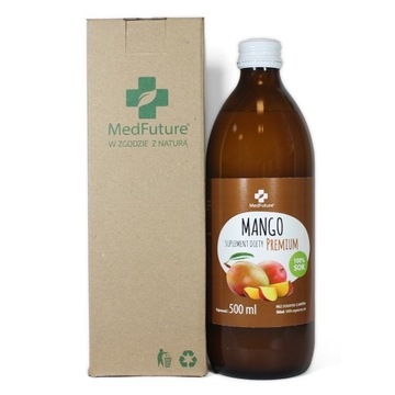 Sok z mango 100% naturalny Bez cukrów 500ml