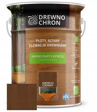 Drewnochron impregnat express orzech ciemny 2,5L