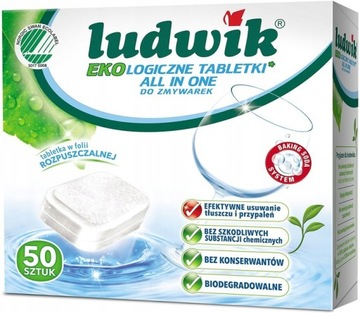 Tabletki Do Zmywarki Ludwik All In One 50szt ECO