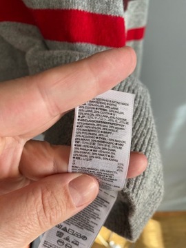 sweter GAP rozm XL/XXL*klatka 130*wełna merino