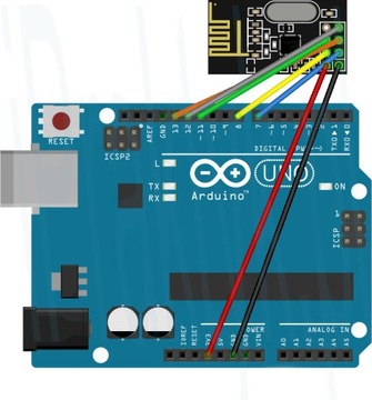 Moduł Bezprzewodowy nRF24L01+ 2,4GHz AVR Arduino