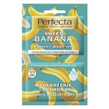 Perfecta Peeling + maska zabieg do rąk banan