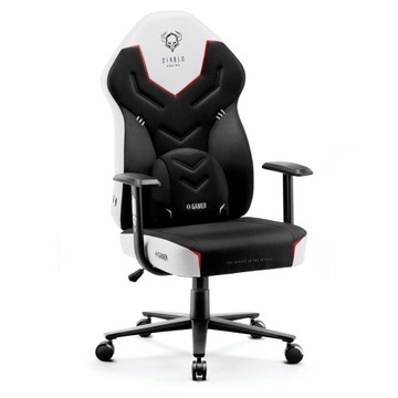 Fotel Gamingowy Diablo X-GAMER NORMAL SIZE Snow white