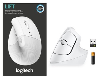 Logitech Mysz LIFT, 4000DPI, bluetooth, optyczna,