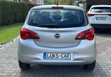 Opel Corsa E Hatchback 3d 1.2 Twinport 70KM 2015 Opel Corsa 1,2 70KM Pdc Podgrzewane fotele CLIMA Bezwypadkowy Serwis 1.2, zdjęcie 3