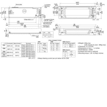 Блок питания Cosel LEB100F-0524 24V/4A 5V/5A 100W