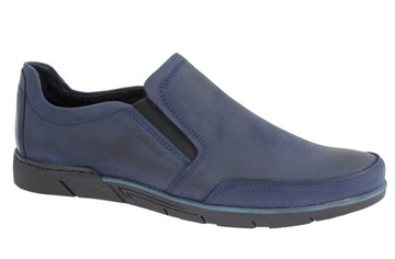 POLBUT BUTY SKÓRZANE CASUAL 2115 GRANAT 43