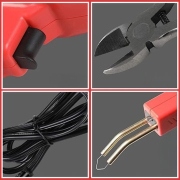 СВАРОЧНЫЙ МАШИНА СКОБИВАЮЩАЯ МАШИНА ДЛЯ ПЛАСТИКА НАБОР СТЕПЛЕРОВ ДЛЯ ПЛАСТМАСС + 200 шт.