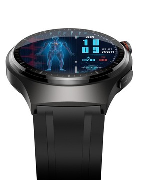 Zegarek KARDIOWATCH z Pomiarem Glukozy EKG Skład Krwi Ciśnienie PULS AMOLED