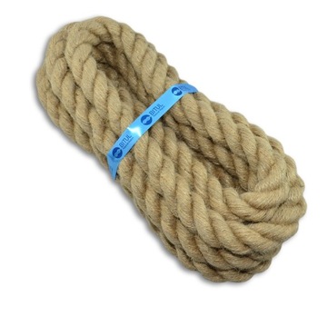 LINA JUTOWA 36MM, 1M, NA METRY GRUBY SZNUR +GRATIS