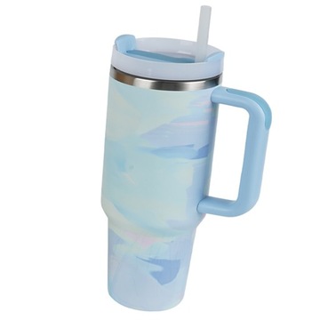 ТЕРМОКРУЖКА НА 40 УНЦИЙ С СОЛОМОЙ, НЕРЖАВЕЮЩАЯ СТАЛЬ