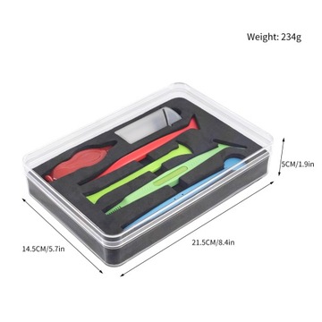 Набор аппликаторов для труднодоступных мест, инструментов, магнитных палочек 6 шт.