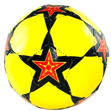 KOLOROWA PIŁKA NOŻNA DO NOGI R.5 GWIAZDKI 3 KOLORY