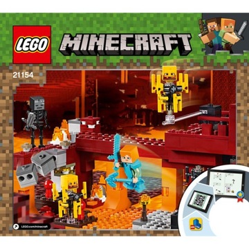 Lego Instrukcja - The Blaze Bridge 21154