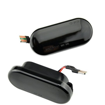 FORD FUSION 02-13 SMĚROVKY LED DYNAMIC BLACK