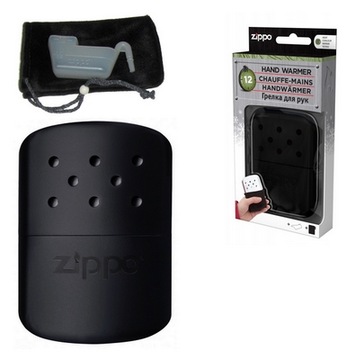 Грелка для рук Zippo Black Black Petrol + Zippo бензин 125мл