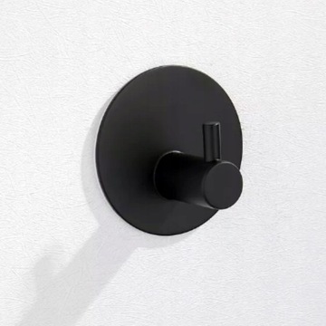 4x Self -Adhesive Denger Hook для полотенца Black Loft с лентой