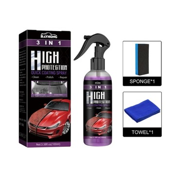 Polski lakier samochodowy w sprayu Rapid Ceramic Coating Fortify - Wosk w Powłoka Sprayu