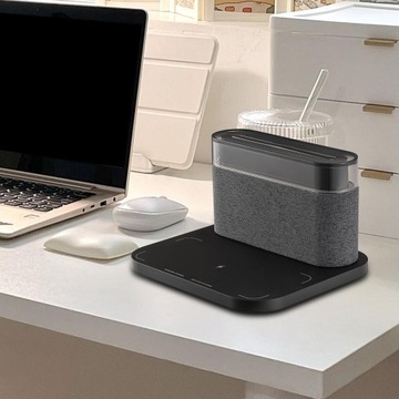 Музыка на столе, ночник на столе, музыка, черный