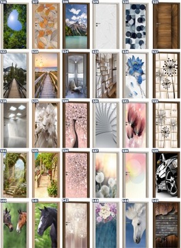 NAKLEJKA na DRZWI Meble Fototapeta Okleina ODPORNA