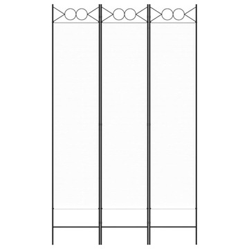 Ширма 3-панельная, белая, 120х200 см, ткань