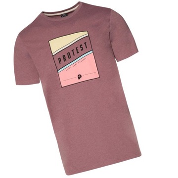 PROTEST Koszulka Męska Rempton Marron Fabric r. XL