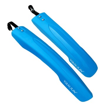 Mountain Road Bike Mudguard Set Front Rear Blue