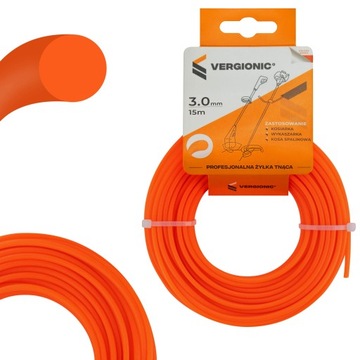 Żyłka tnąca 3,0 mm x 15 m okrągła do podkaszarki