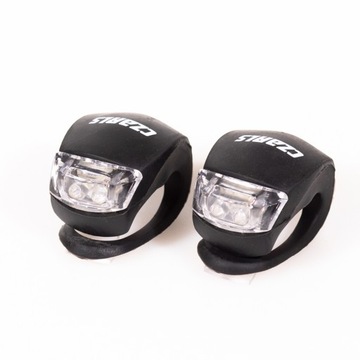 2 x MINI LAMPKA ROWEROWA LED ZESTAW NA ROWER