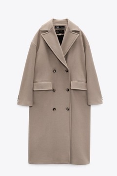 wełniany płaszcz z limitowanej edycji Zara L