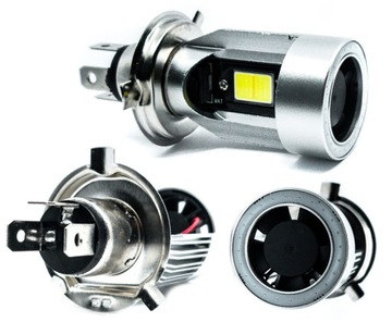 H4 СВЕТОДИОДНАЯ ЛАМПА 25ВТ МОТОЦИКЛ СКУТЕР ВЕРХ БЕЛЫЙ СИНИЙ