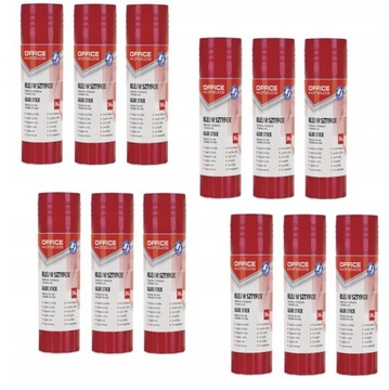 Klej w sztyfcie OFFICE PRODUCTS PVA 36g, 12 SZTUK