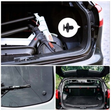 СКУДКИ, ЗАЖИМЫ, АВТОМОБИЛЬНЫЕ ШПИЛЬКИ, АВТООБИВКА, 620 ШТ. + 5x СЪЕМНИКИ