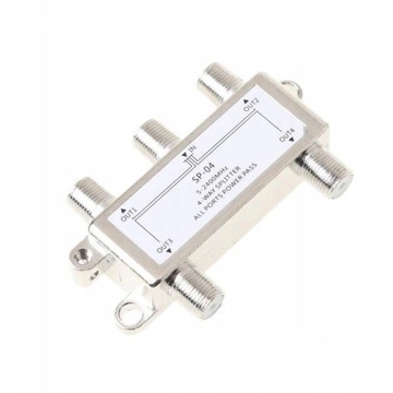 2x4 Way Splitter Antena satelitarna TV MHz
