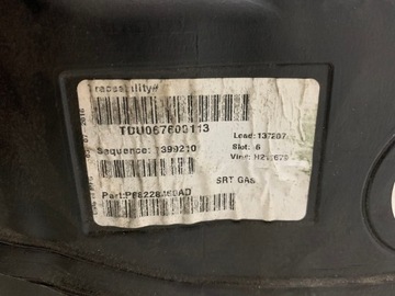 NÁDRŽ PALIVOVÝ DODGE CHALLENGER 15- 9660376711