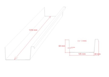 Легкий луч, задний бампер для лампы прицепа светодиода L1250