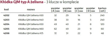 GJM A60 ЧУГУННАЯ ЗАЩЕЛКА НАВЕСНОЙ ЗАМОК, СЕРЫЙ