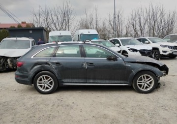 Audi A4 B9 Avant 2.0 TFSI 252KM 2018 Audi A4 Allroad 2018r, ALLROAD 2.0 Benzyna QUATTRO. AUTOMAT. Uszkodzony. P