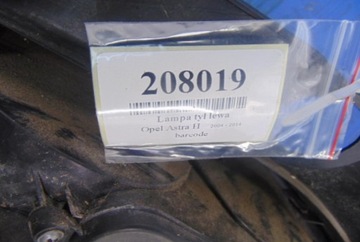 OPEL ASTRA H 1.4 SVĚTLO ZADNÍ LEVÝ