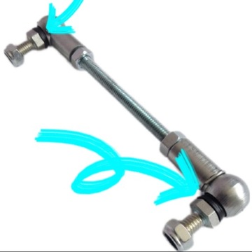 CIĘGNO ŁĄCZNIK POZIOMOWANIA XENON M6 UNIWERSALNY łącznik stabilizatora guma